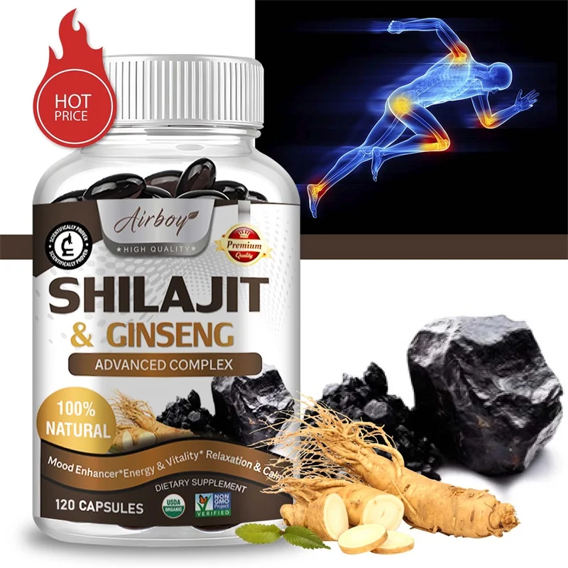 Herbal Supplement - Shilajit - Énergiseur naturel pour rajeunir
