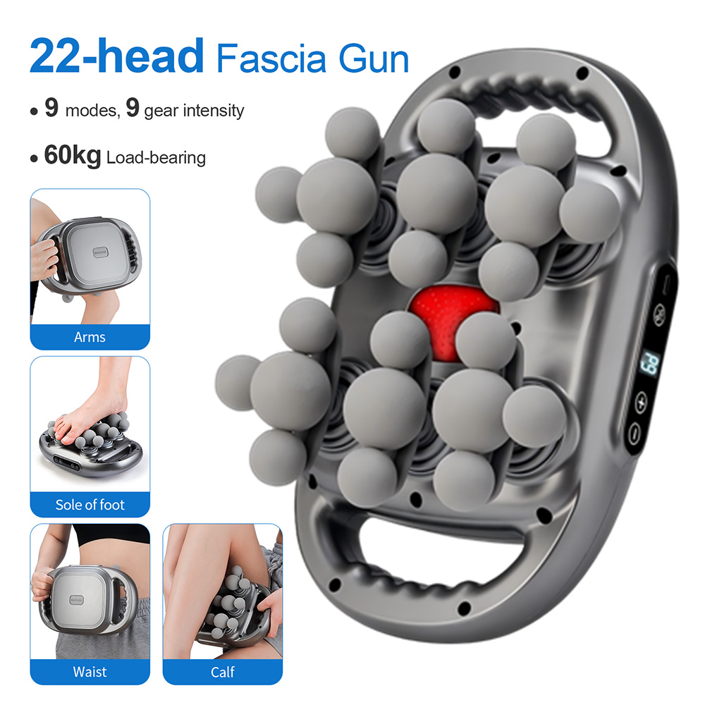 Health Wellness - Pistolet de massage à 22 têtes