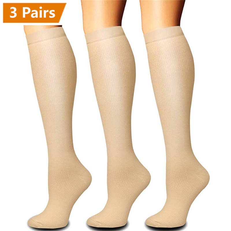 Echinacea - 3 paires de chaussettes de Compression,