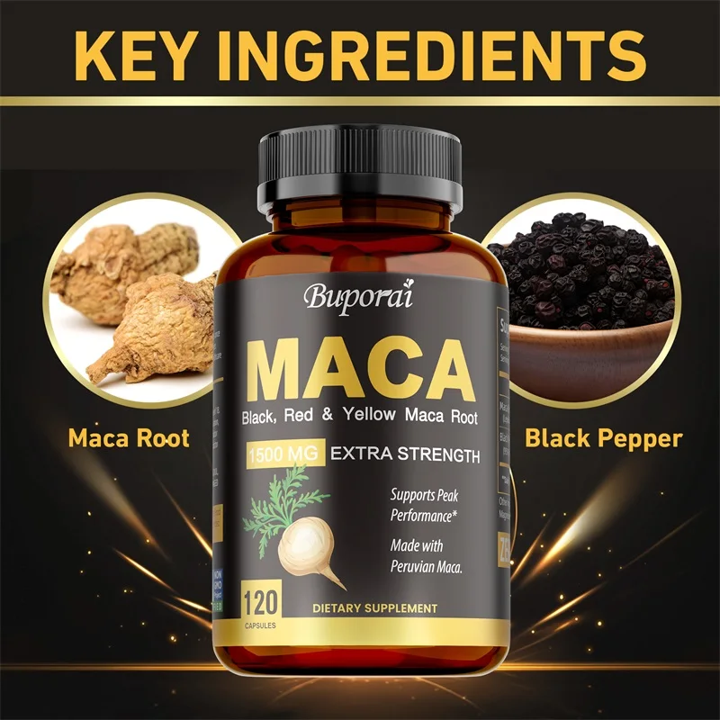 Capsules de Maca - Augmenter l - Herbal Supplement avis et prix