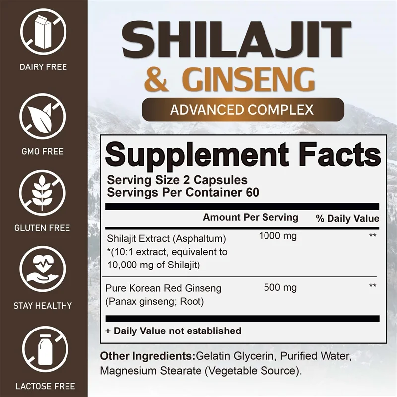 Shilajit - Énergiseur naturel  - Herbal Supplement avis et prix