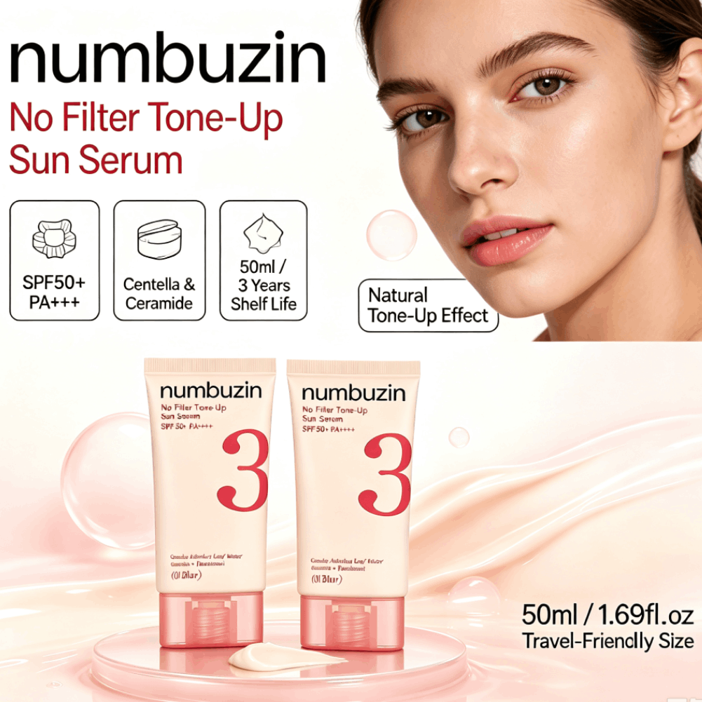 Numbuzin 3 Sun Serum SPF50+ Ce - Echinacea avis et prix