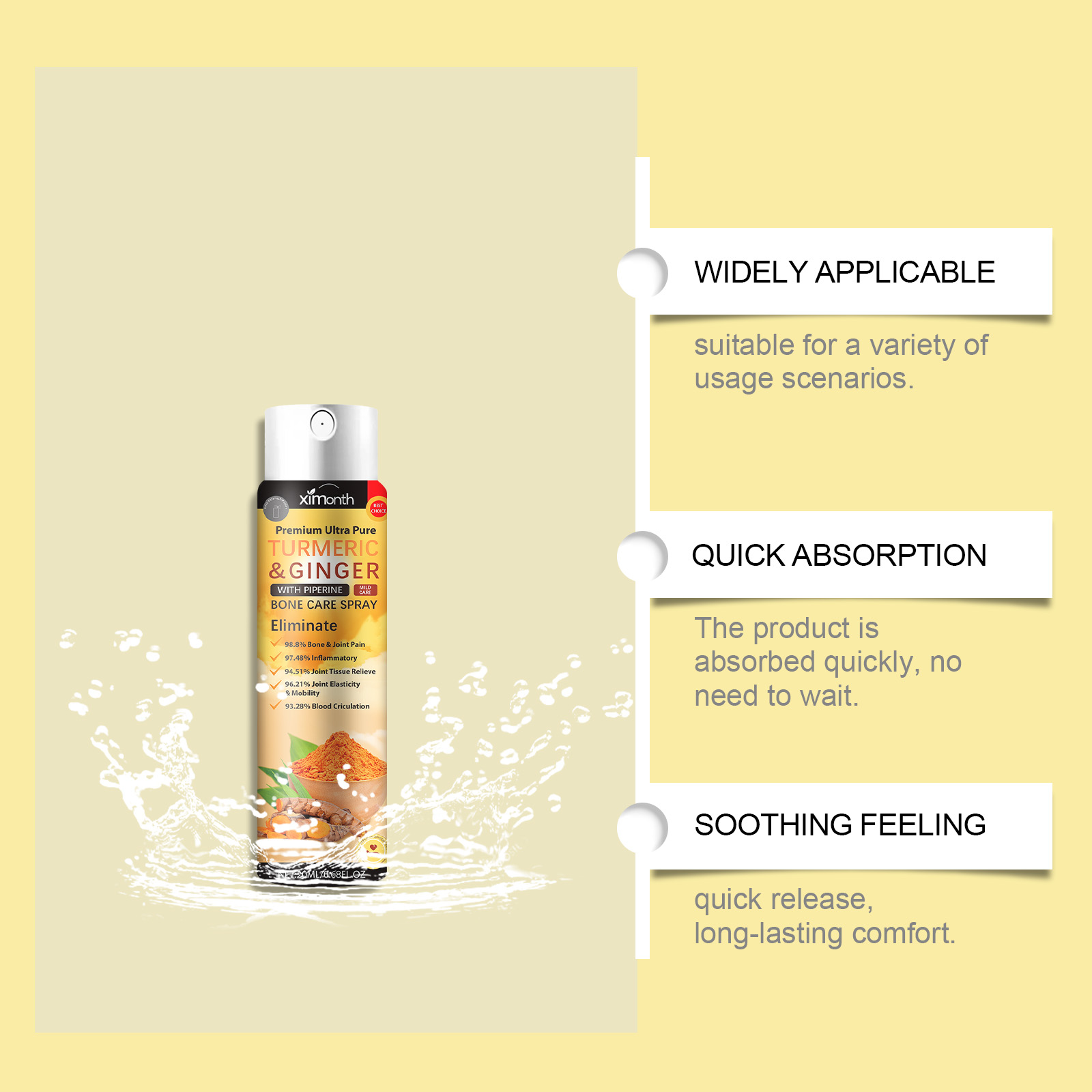 Spray apaisant pour les articu - Turmeric avis et prix