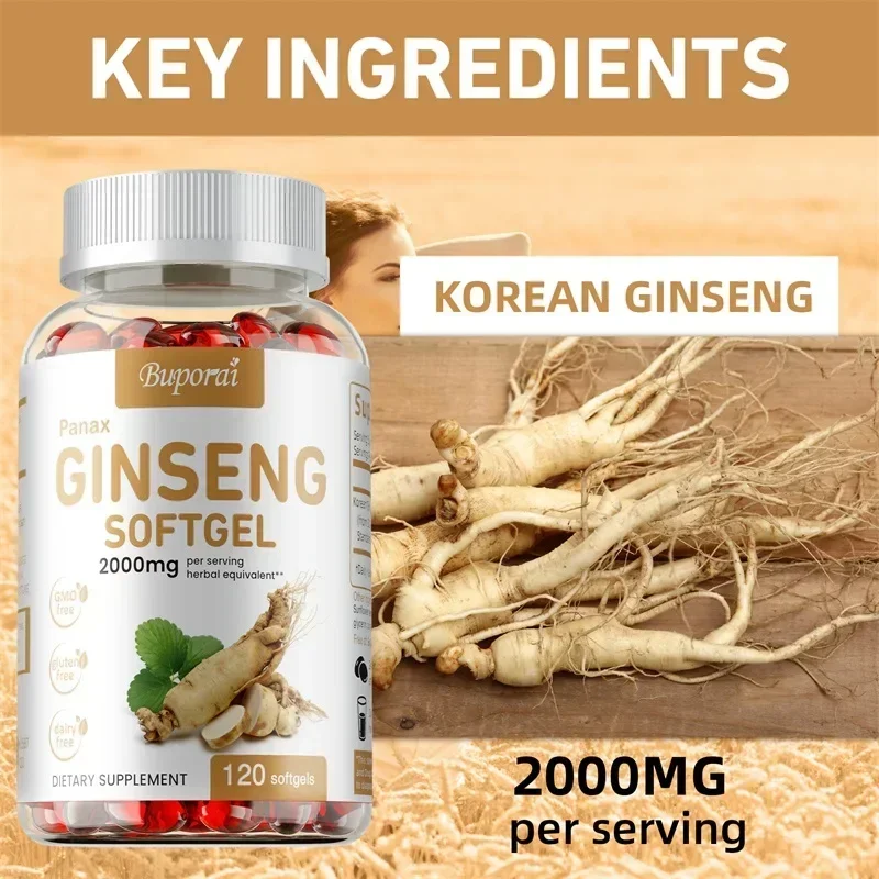 Capsules de ginseng Panax roug - Ginger Tea avis et prix